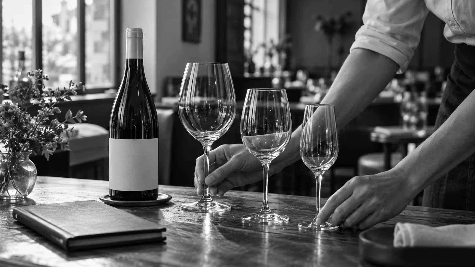 Errores al fijar precios del vino en un restaurante