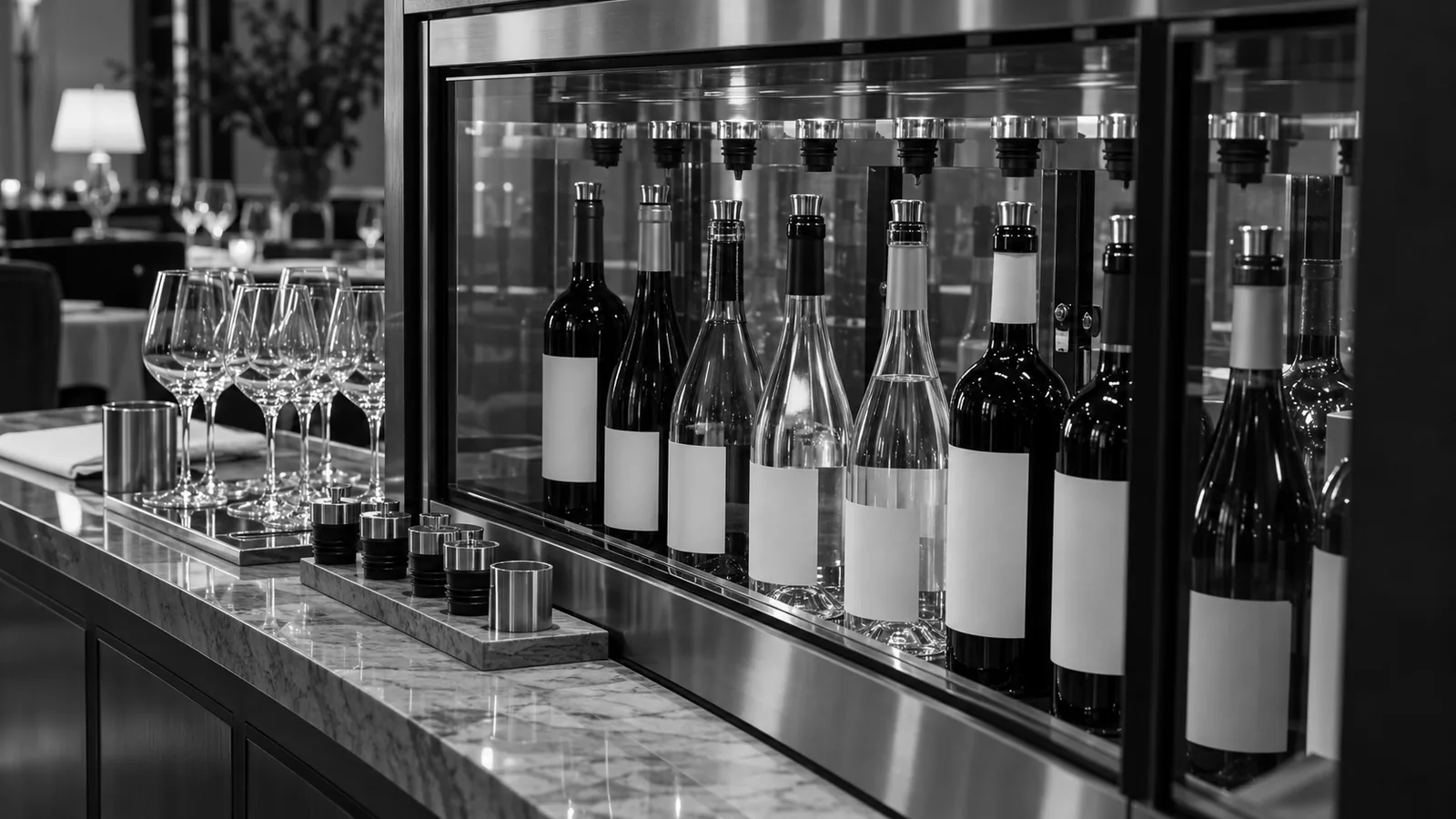 Comment utiliser la Bibliothèque du vin pour le verre, le stock et la rotation