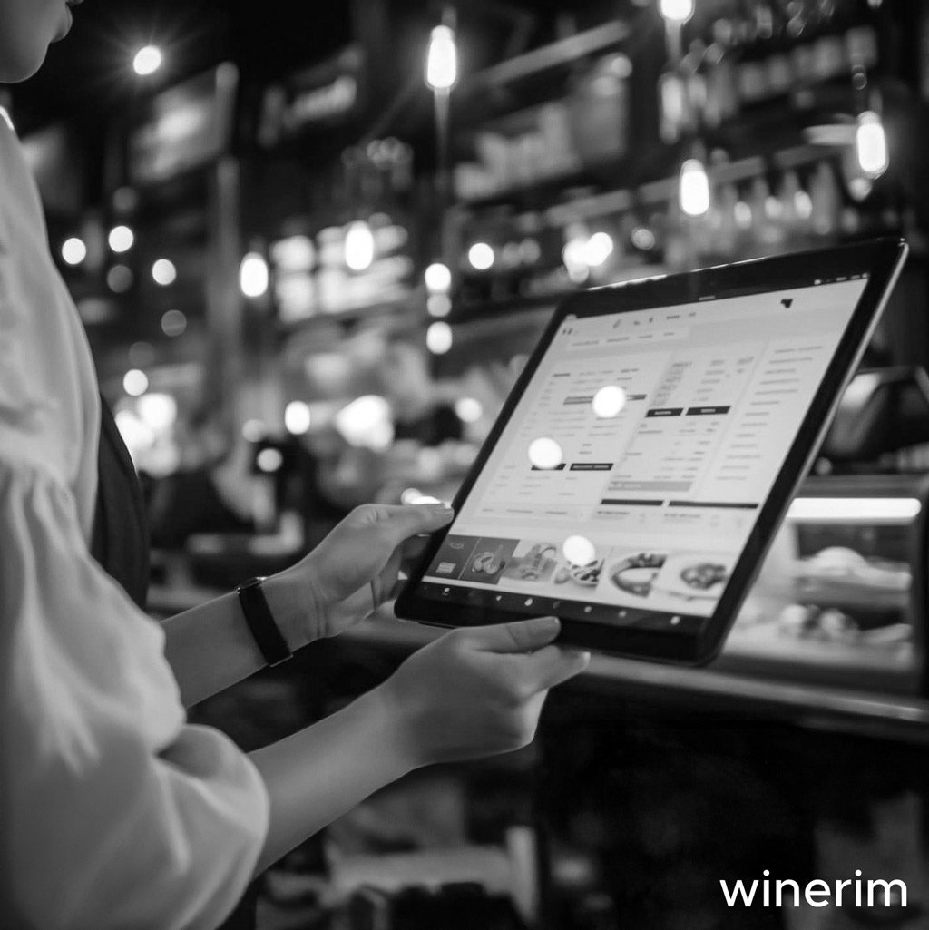 tablet con software tpv para restaurante
